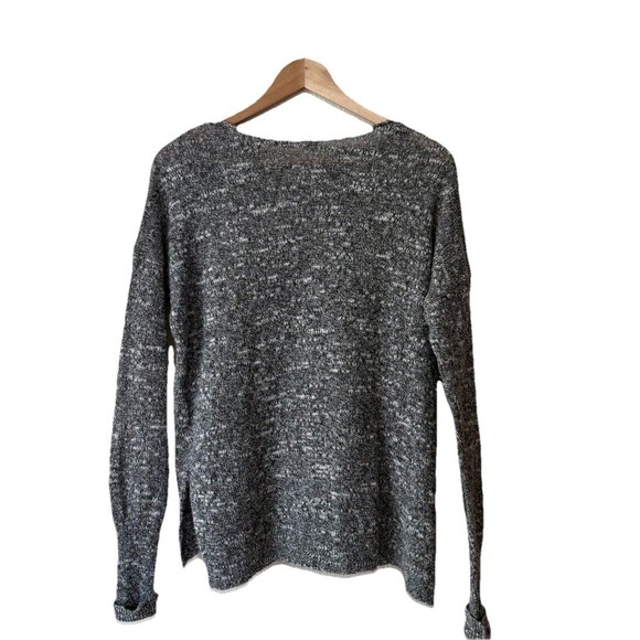 Hollister NEW Size M / L Marled Knit Pullover Sweater Aztec Design Gray‎ Y2K NWT - Picture 2 of 7